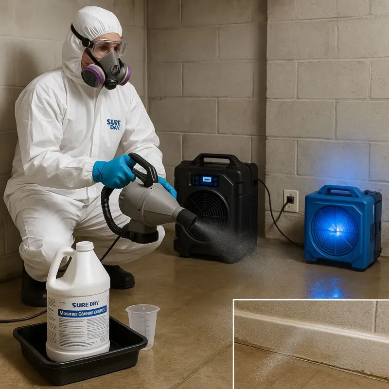 Sanitization and Odor Removal process in Morningside, MD